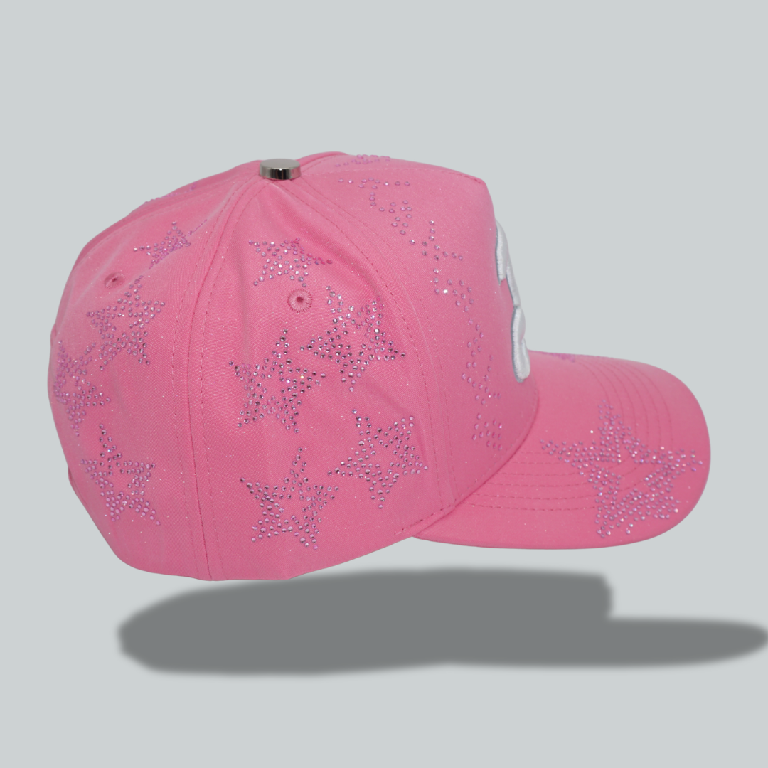 Pink Star "B" Hat