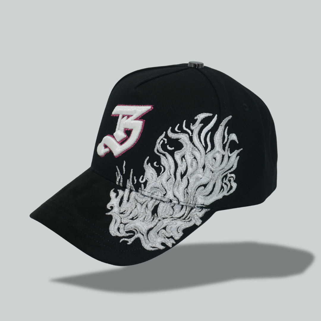 Chrome Flame "B" Hat