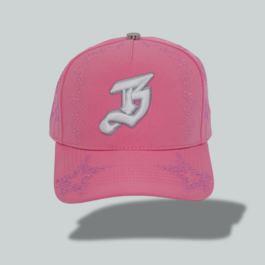 Pink Star "B" Hat