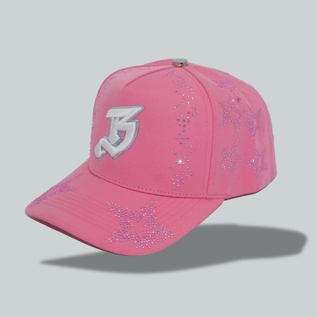 Pink Star "B" Hat