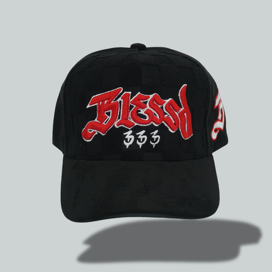 Checkered "Blessd" Hat