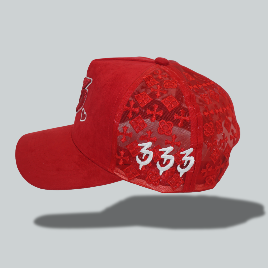 Red Heart "B" Hat