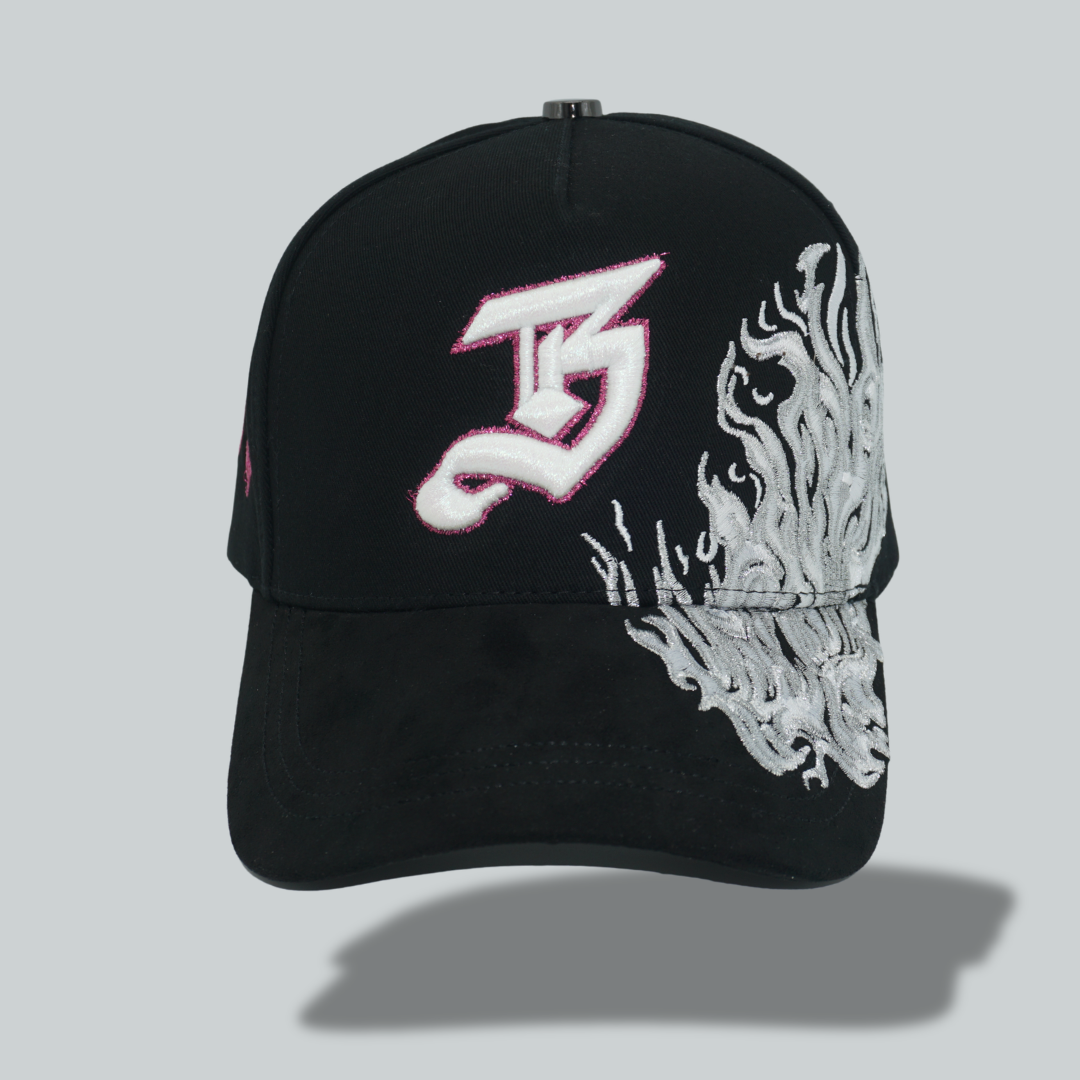 Chrome Flame "B" Hat
