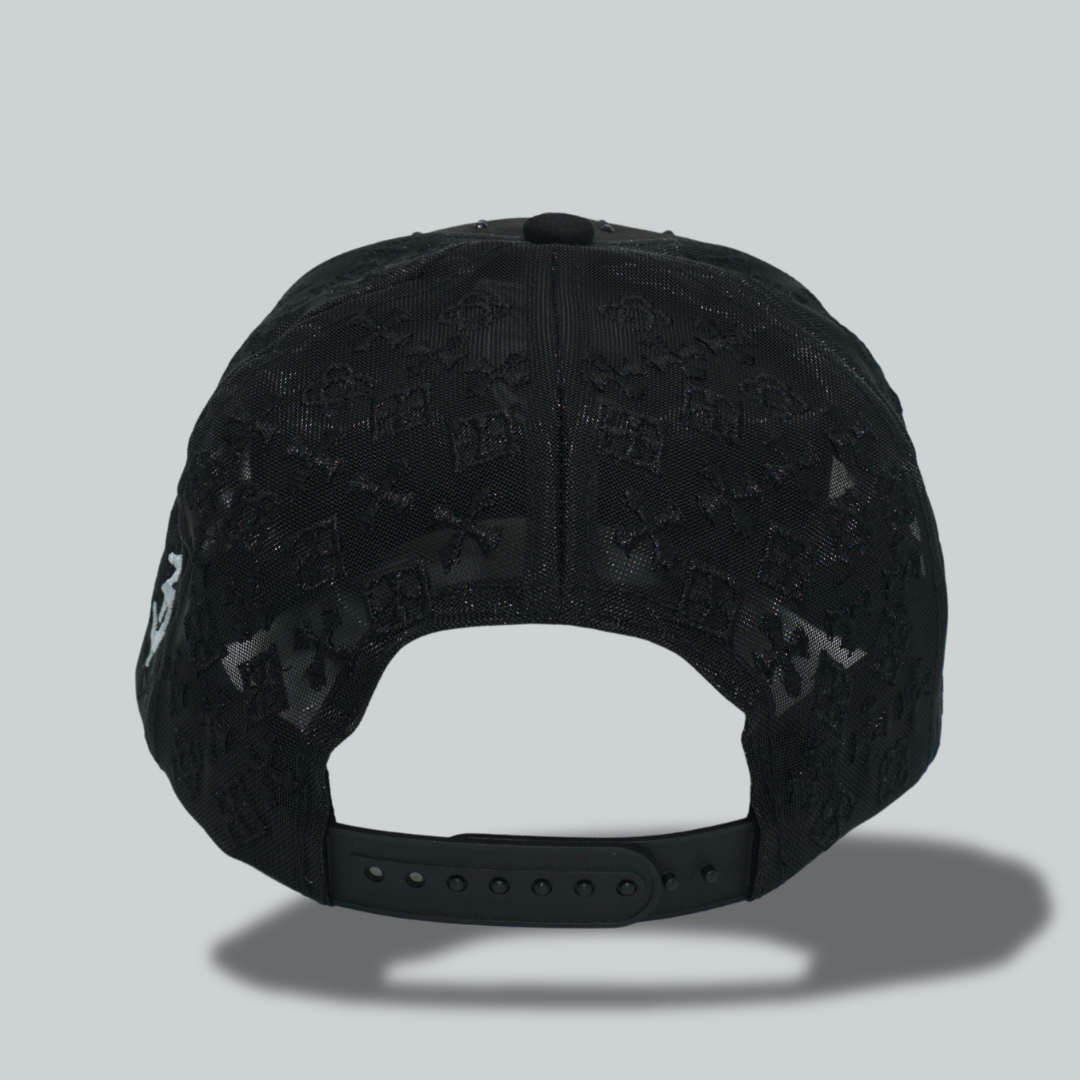 Black Jeweled "B" Hat