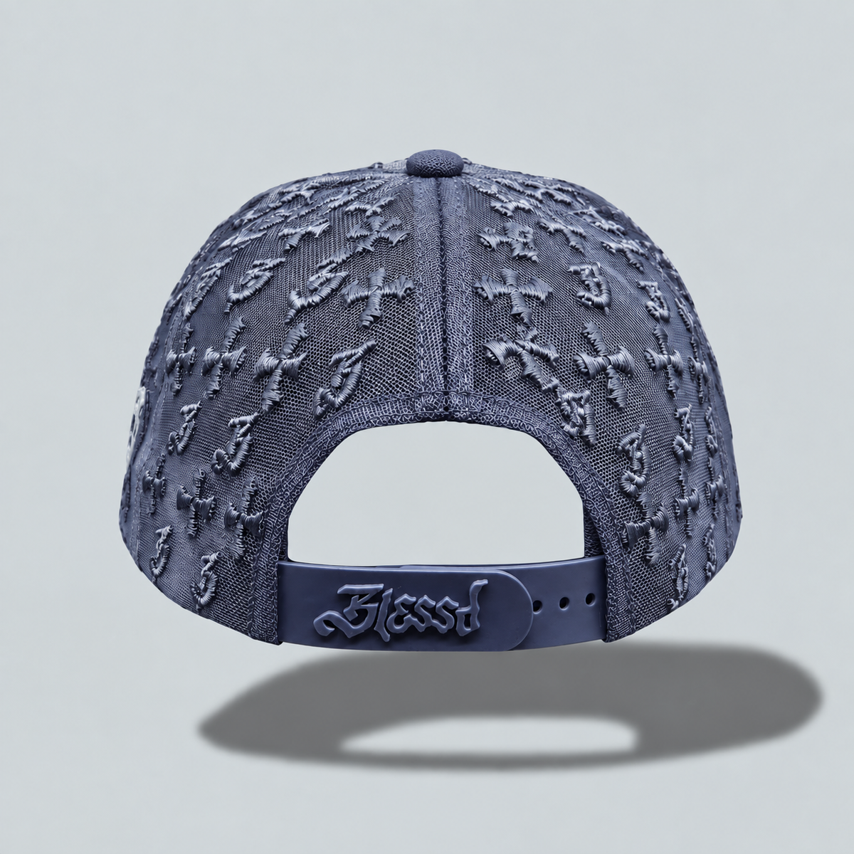 Navy Jeweled Hat 2.0