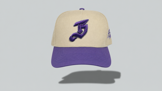 Limited Si Sabe Hat Cream With Purple B