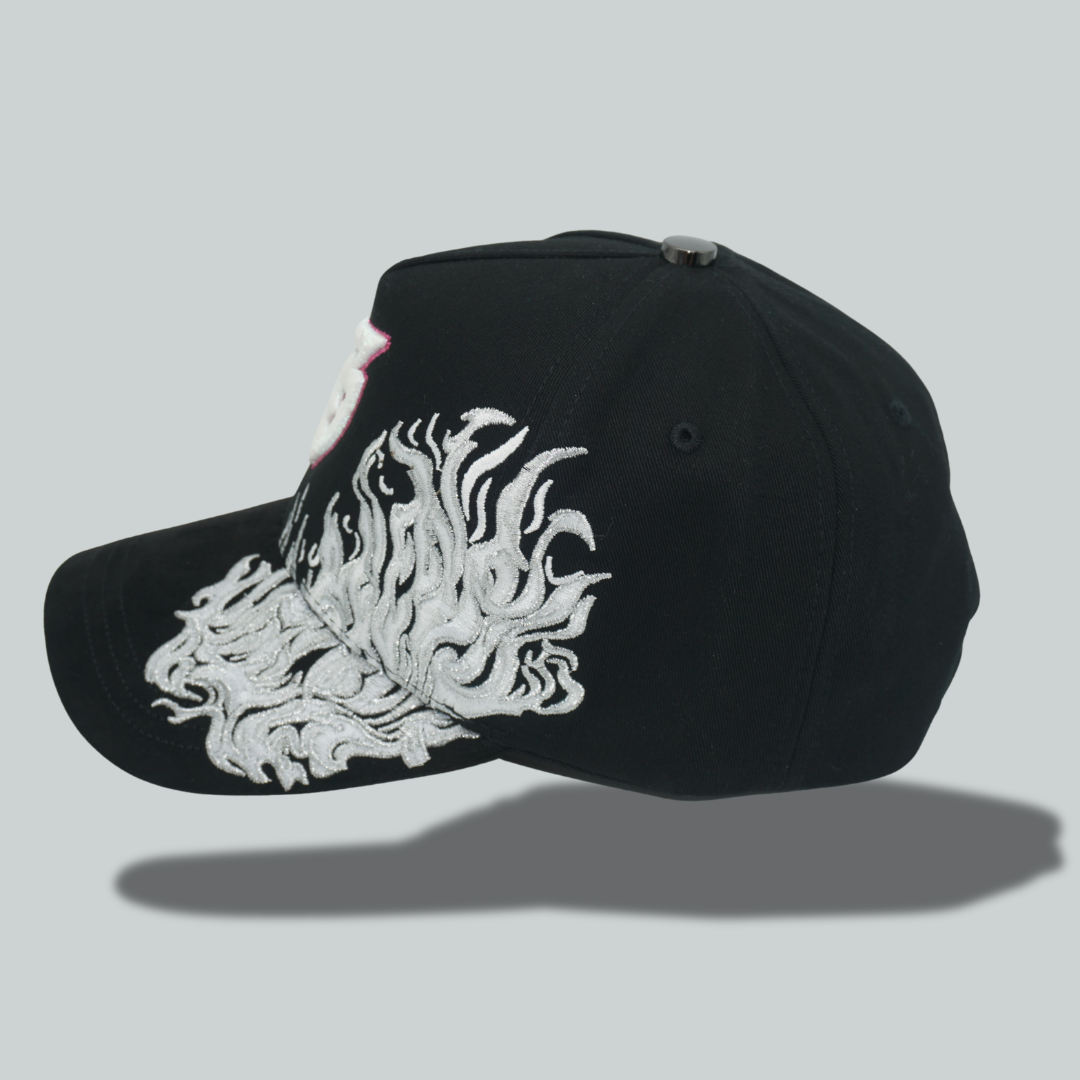 Chrome Flame "B" Hat