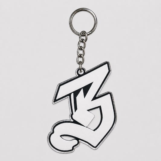 B Transparent Key Chian