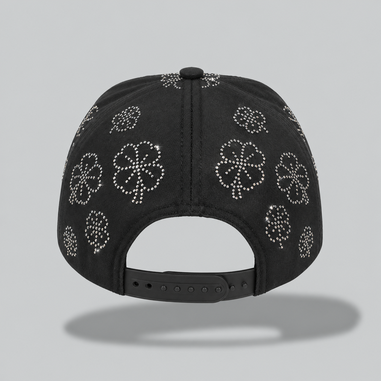 Clover Jeweled With Black Metallic B