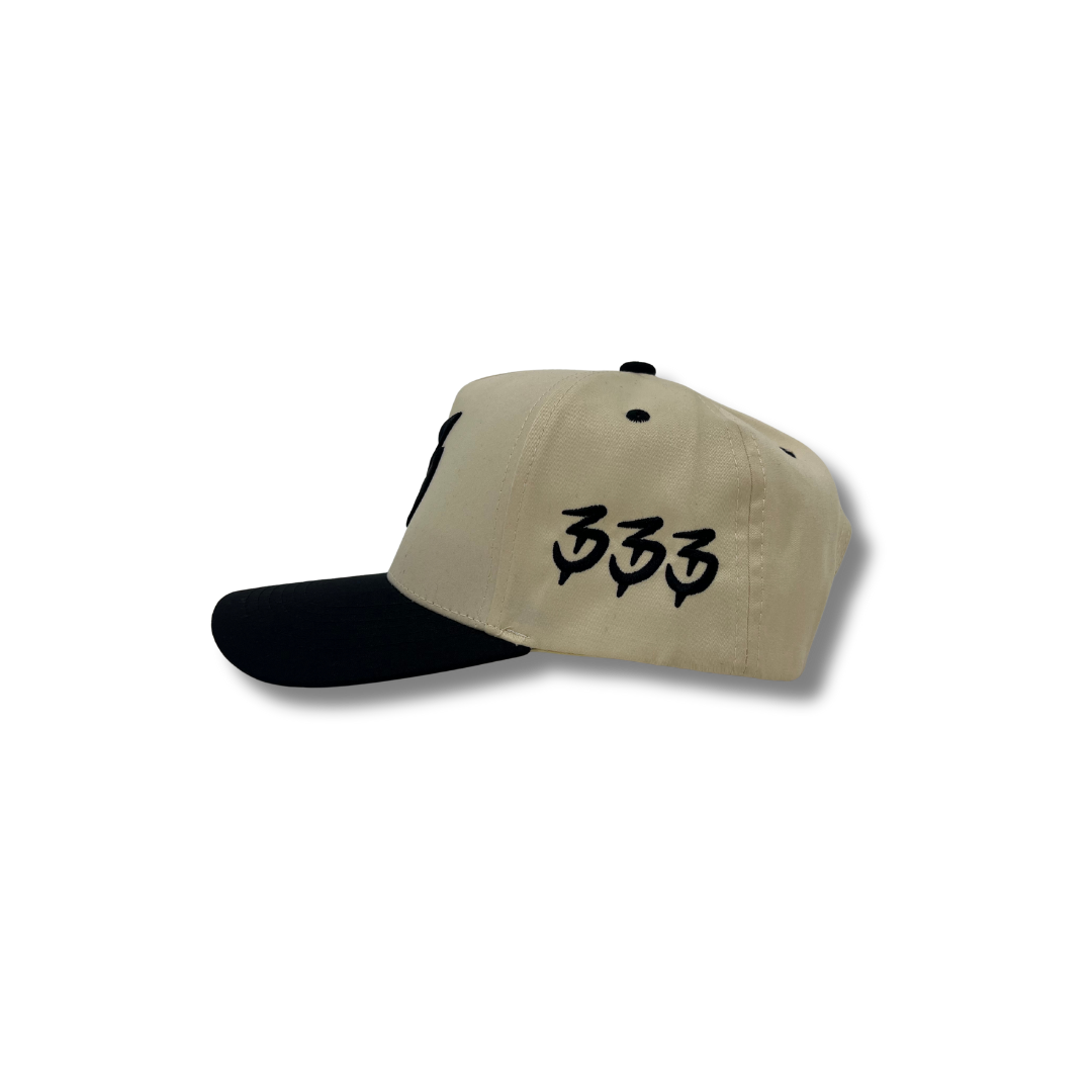Beige "B" Hat