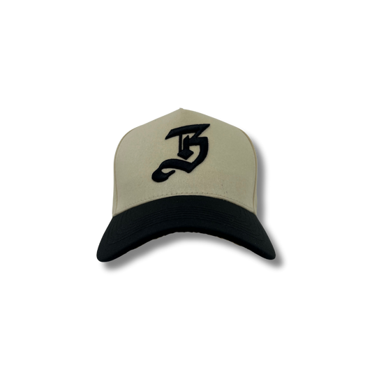 Beige "B" Hat