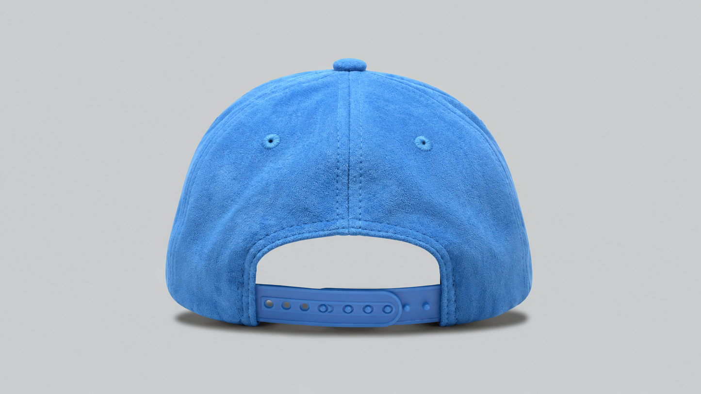 Limited Blue Suede With Silver Metallic B