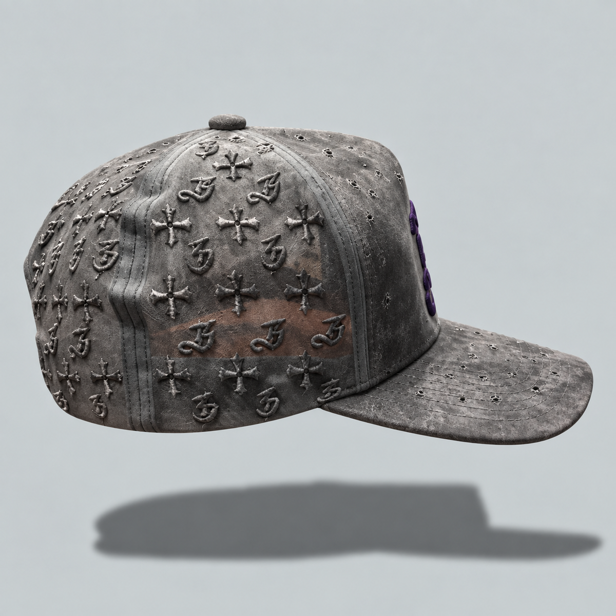 Grey Jeweled Hat 2.0